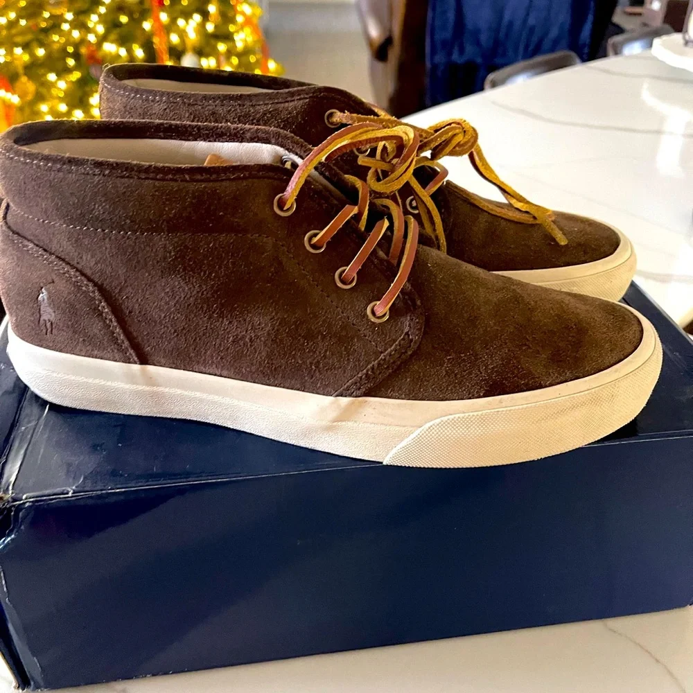 Polo Ralph Lauren brown suede - Picture 1 of 7